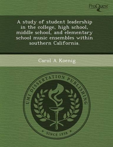A Study of Student Leadership in the College