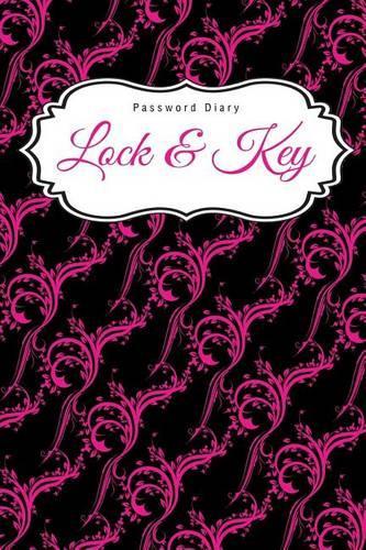Password Diary: Lock & Key(English)