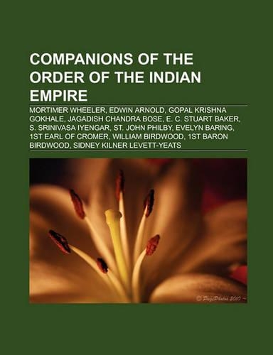 Companions of the Order of the Indian Empire