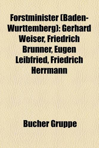 Forstminister (Baden-Wrttemberg)