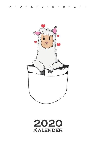 Lama in Tasche Kalender 2020