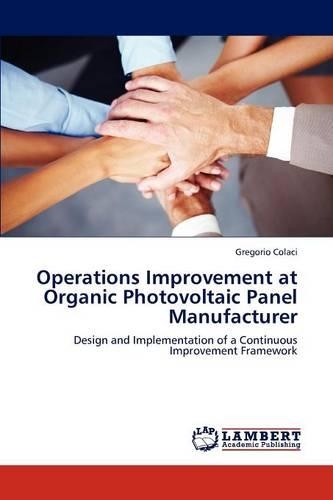 Operations Improvement at Organic Photovoltaic Panel Manufacturer