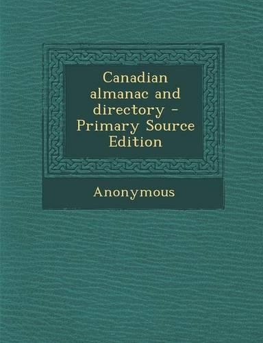 Canadian Almanac and Directory