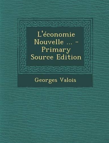 L'Economie Nouvelle ...