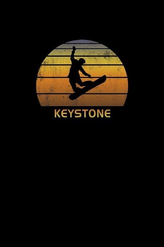 Keystone: Colorado Notebook With Lined Wide Ruled White Paper For Work, Home or School. Blank Notepad Journal For Skiing And Snowboarding Fans.