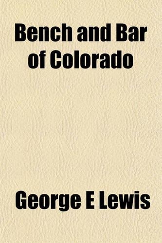 Bench and Bar of Colorado