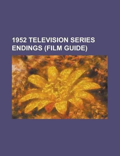 1952 Television Series Endings: One Man's Family(English)