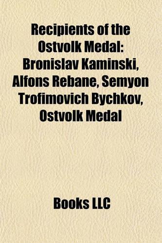 Recipients of the Ostvolk Medal