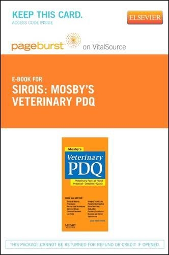 Mosby's Veterinary PDQ - Elsevier eBook on Vitalsource (Retail Access Card)