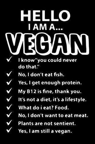 Hello I Am A Vegan