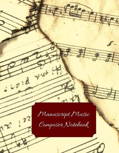 Manuscript Music Composer Notebook