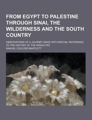 From Egypt to Palestine Through Sinai, the Wilderness and the South Country; Observations of a Journey Made with Special Reference to the History of T: (English)