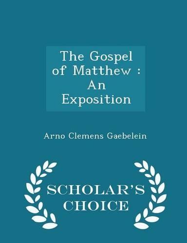 The Gospel of Matthew
