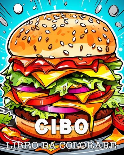 Cibo Libro da Colorare
