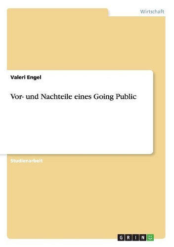Vor- und Nachteile eines Going Public