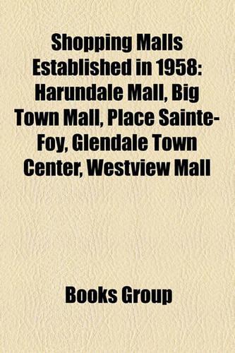 Shopping Malls Established in 1958