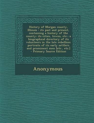 History of Morgan County, Illinois