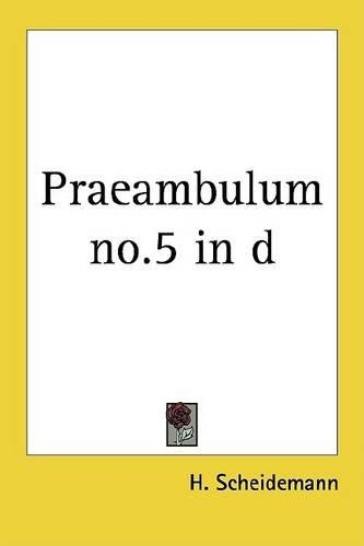 Praeambulum No.5 in D