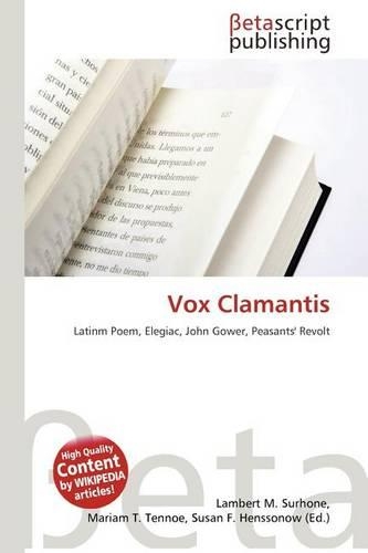 Vox Clamantis: (English)