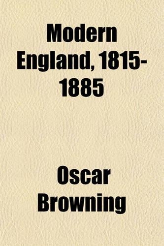 Modern England, 1815-1885