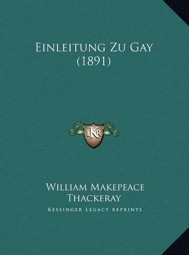Einleitung Zu Gay (1891): (German)