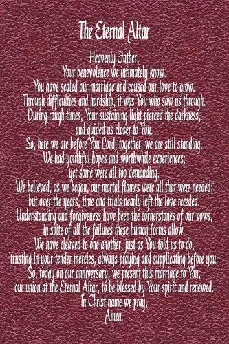 The Eternal Altar - To Do Planner: Christian Marriage Poem 6x9 Anniversary Notebook For Wives With 120 Checklist Pages, Anniversary Card Alternative, Wife Romantic Gift, Memory Keepsa