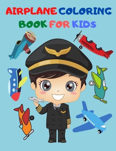 Airplane Coloring Book For Kids