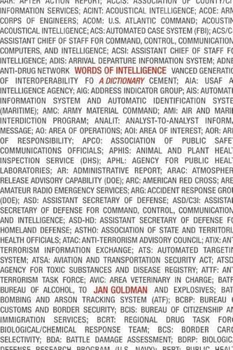 Words of Intelligence: A Dictionary