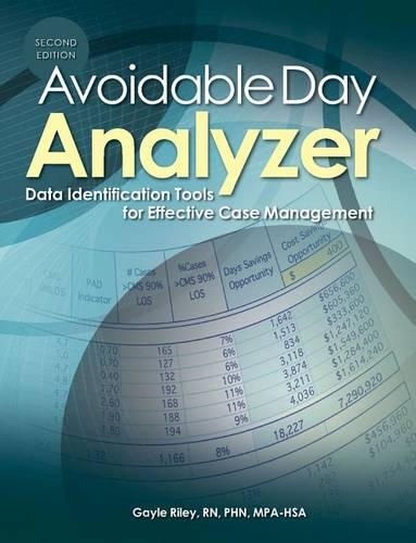 Avoidable Day Analyzer, Second Edition: Data Identification Tools for Effective Case Management