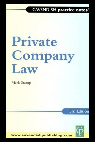 Practice Notes on Private Company Law