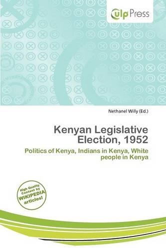 Kenyan Legislative Election, 1952