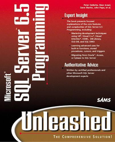 Microsoft SQL Server 6.5 Programming Unleashed