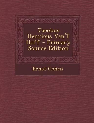 Jacobus Henricus Van't Hoff