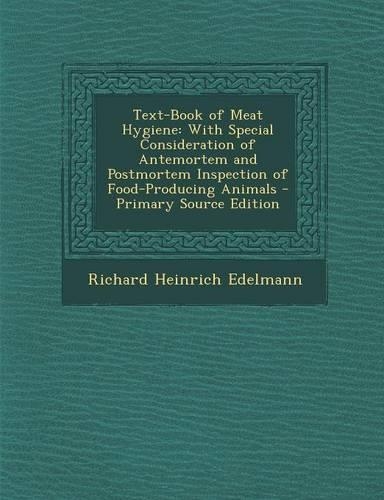 Text-Book of Meat Hygiene