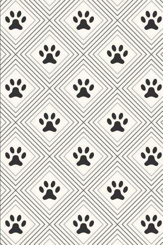 Dog Pattern - Paws and Squares