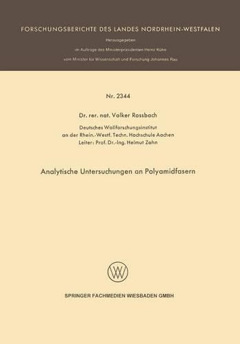 Analytische Untersuchungen an Polyamidfasern