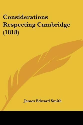 Considerations Respecting Cambridge (1818)