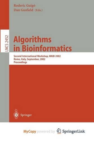 Algorithms in Bioinformatics