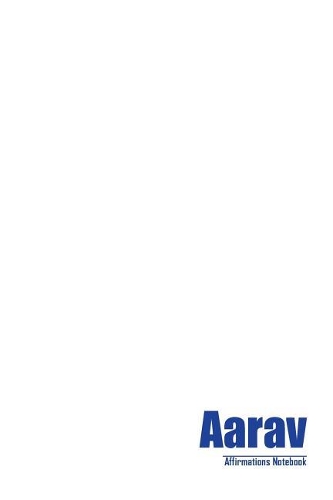 Aarav Affirmations Notebook & Diary Positive Affirmations Workbook Includes