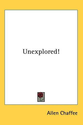 Unexplored!: (English)