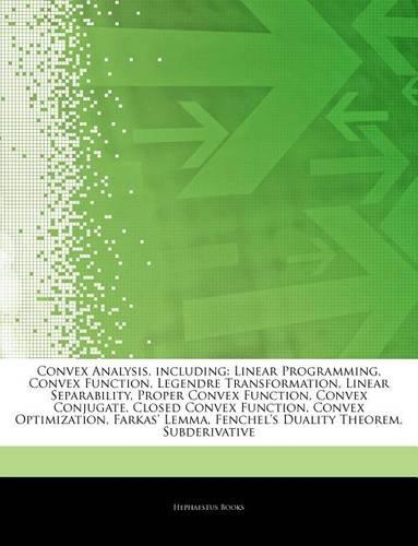 Articles on Convex Analysis, Including