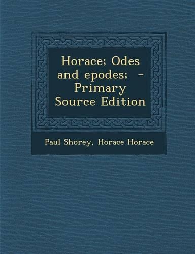 Horace; Odes and Epodes;