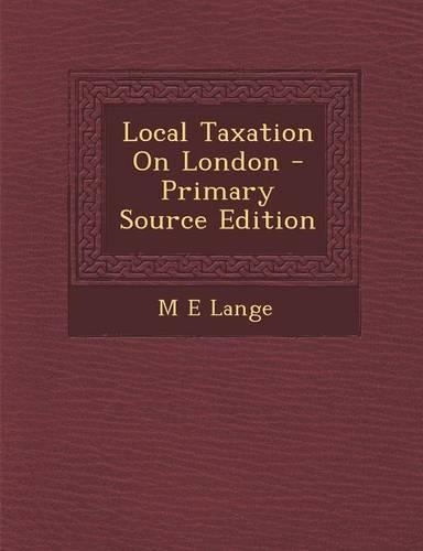 Local Taxation on London