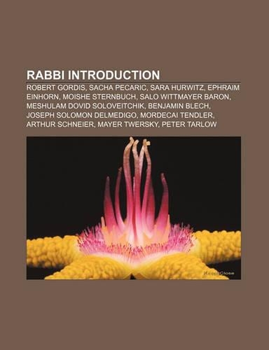 Rabbi Introduction
