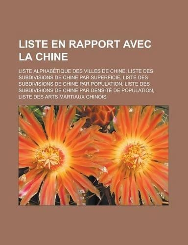 Liste En Rapport Avec La Chine