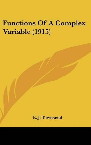 Functions Of A Complex Variable (1915)