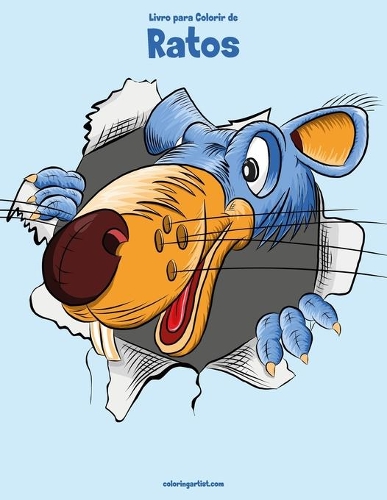 Livro para Colorir de Ratos