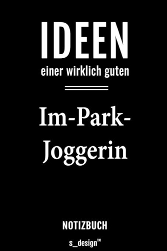 Notizbuch für Im-Park-Jogger / Im-Park-Joggerin
