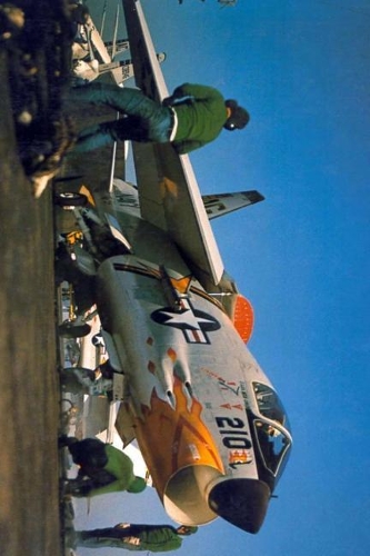 F-8C on the USS Independence Aircraft Carrier (CVA-62) Journal