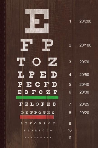Snellen Chart Journal Notebook